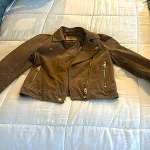 Blank nyc suede biker jacket xs